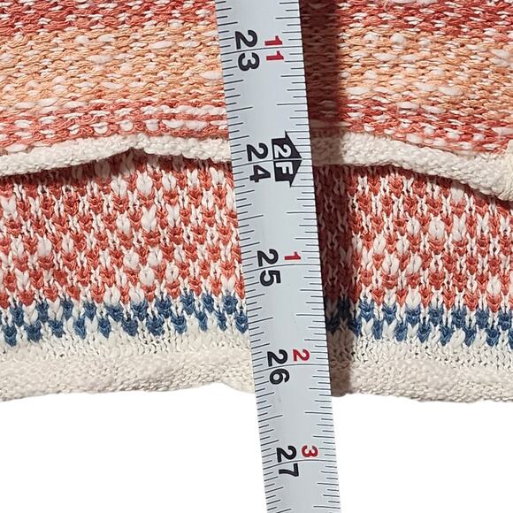 Ripcurl Sweater Womens Medium Open Knit Pullover Stripe Long Sleeve Beach Surf - Picture 6 of 6